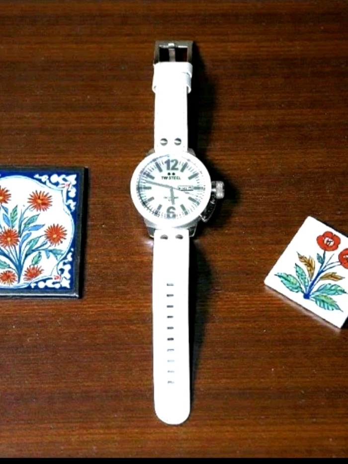 Tw Steel Men's Watch Ceo Canteen M O Pearl Dial - Ce1037 Brand New Battery!